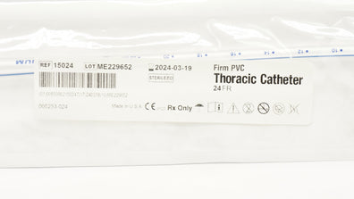 Atrium 15024 Firm PVC Thoracic Cath. 24 Fr.(x)